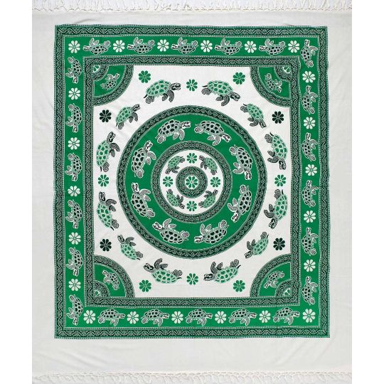 Silk Fashion Pestemal διπλό (220cm x 240cm) 11 πράσινο