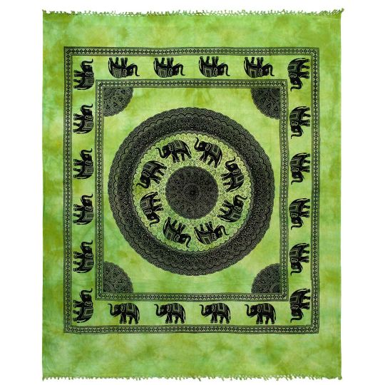 Silk Fashion Pestemal διπλό (220cm x 240cm) 15 πράσινο