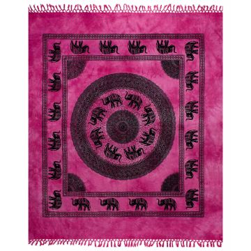 Silk Fashion Pestemal διπλό (220cm x 240cm) 17 φούξια