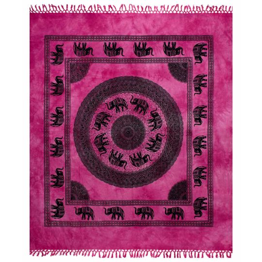 Silk Fashion Pestemal διπλό (220cm x 240cm) 17 φούξια