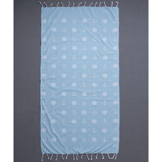 Silk Fashion Pestemal sf1755 (90cm x 180cm) σιέλ