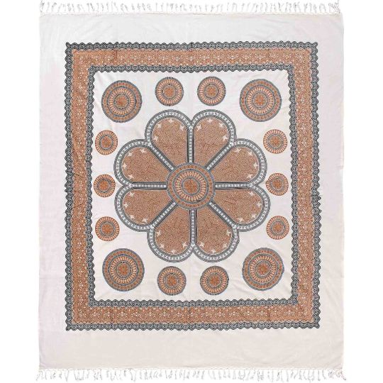 Silk Fashion Pestemal διπλό (220cm x 240cm) 20 μπέζ