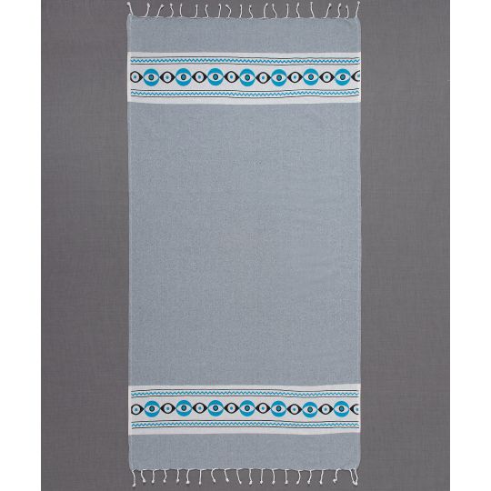 Silk Fashion Pestemal nkp707 (90cm x 180cm) γκρί