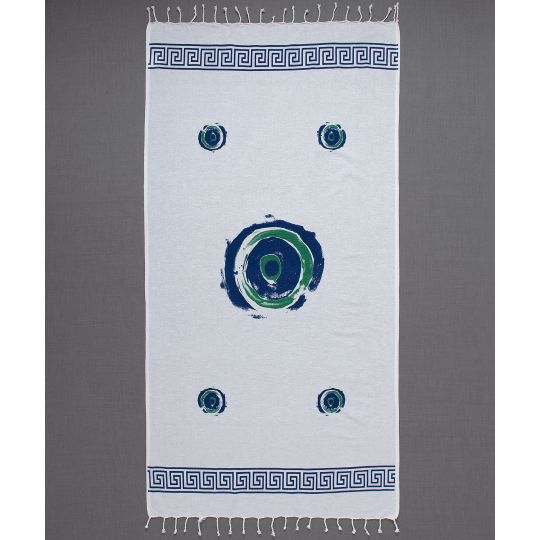 Silk Fashion Pestemal nkp701 (90cm x 180cm) λευκό