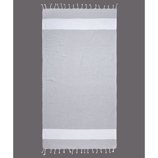 Silk Fashion Pestemal nkp12 (90cm x 180cm) ανοιχτό γκρί