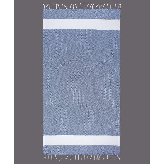 Silk Fashion Pestemal nkp12 (90cm x 180cm) μπλέ ροαγιάλ