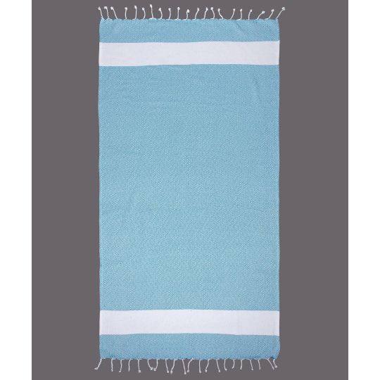 Silk Fashion Pestemal nkp12 (90cm x 180cm) σιέλ