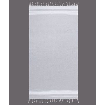 Silk Fashion Pestemal nkp264 (90cm x 180cm) ανοιχτό γκρί