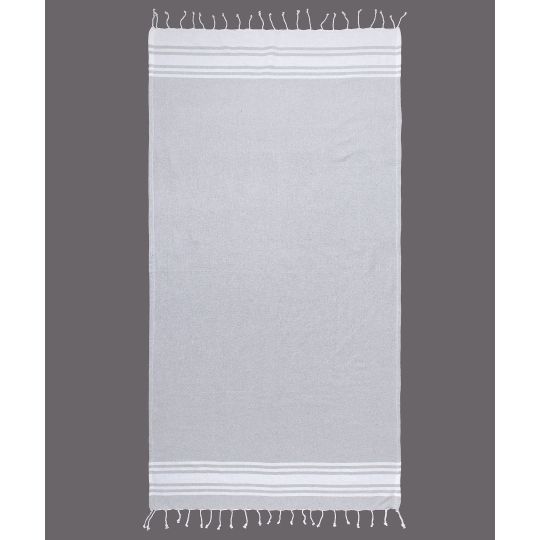 Silk Fashion Pestemal nkp264 (90cm x 180cm) ανοιχτό γκρί