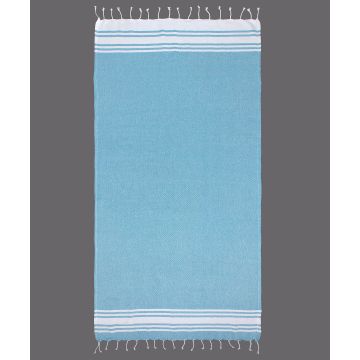 Silk Fashion Pestemal nkp264 (90cm x 180cm) τυρκουάζ