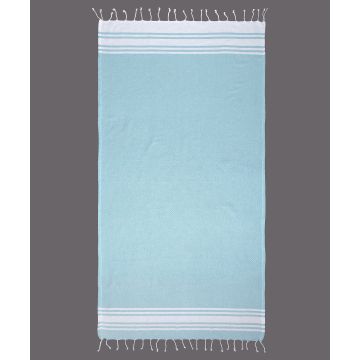 Silk Fashion Pestemal nkp264 (90cm x 180cm) σιέλ