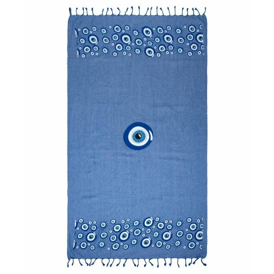 Pestemal nkp544 (90cm x 180cm) μπλέ ροαγιάλ