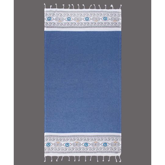 Pestemal nkp554 (90cm x 180cm) μπλέ ροαγιάλ