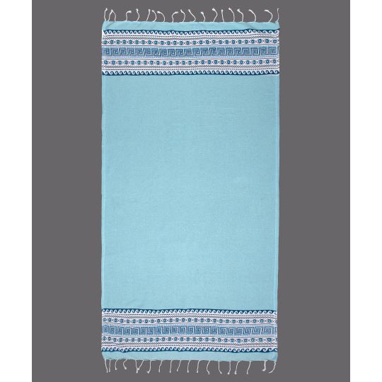 Pestemal nkp555 (90cm x 180cm) σιέλ