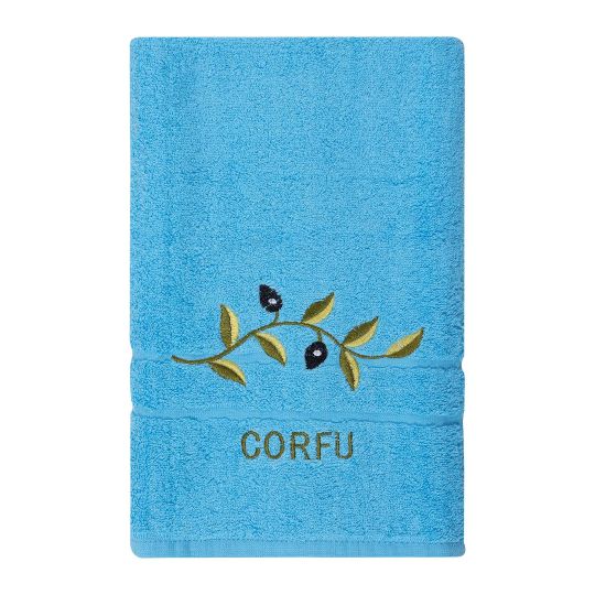 Πετσέτα Προσώπου ( 50cm x 100cm ) Μπλε με κλαδί ΚΕΡΚΥΡΑ