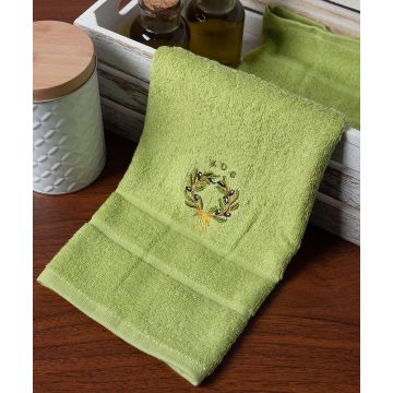 Πετσέτα Σώματος ( 70cm x 140cm ) Πράσινο με Στεφάνι ΚΩΣ