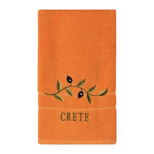 Πετσέτα Σώματος ( 70cm x 140cm ) Πορτοκαλί με κλαδί ΚΡΗΤΗ