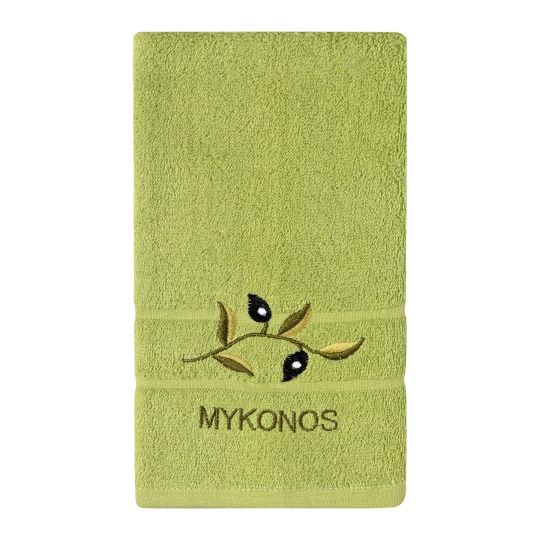 Πετσέτα Προσώπου (50cm x 100cm) Πράσινο με Κλαδί ΜΥΚΟΝΟΣ