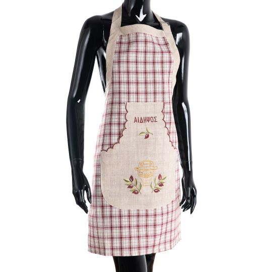 Ολόσωμη ποδιά 1312 (80cm x 55cm) κόκκινη ΑΙΔΗΨΟΣ