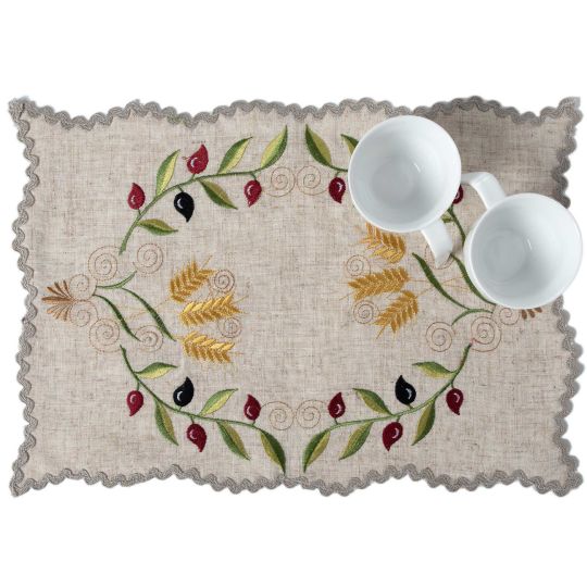 Silk Fashion Ντουζίνες (12 τεμάχια) σουπλά 8014 (30cm x 45cm) κόκκινο