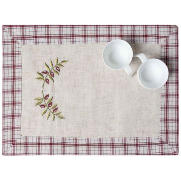 Silk Fashion Σουπλά 1312 (35cm x 50cm) κόκκινο