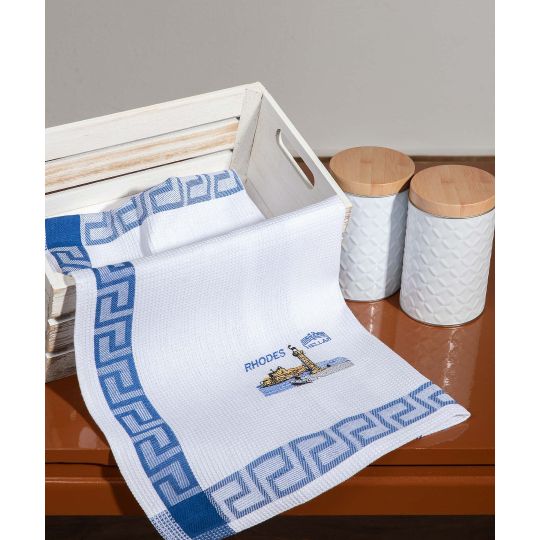 Σετ 12 τεμαχίων ποτηρόπανα (40cm x 60cm) RHODES1