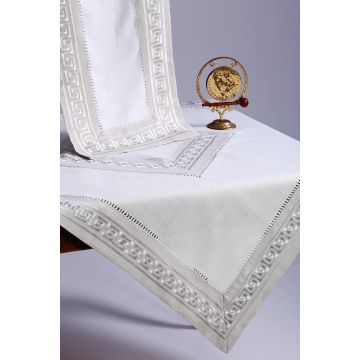 Τραπεζομάντηλο 17056 (135cm x 135cm) γκρί