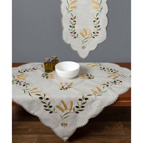 Καρέ 8014 (85cm x 85cm) κόκκινο