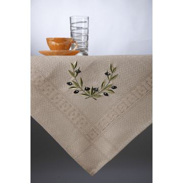 Τραπεζομάντηλο 3854 (135cm x 175cm) καφέ