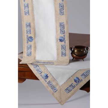 Τραπεζομάντηλο WH19-010 (135cm x 135cm) σιέλ