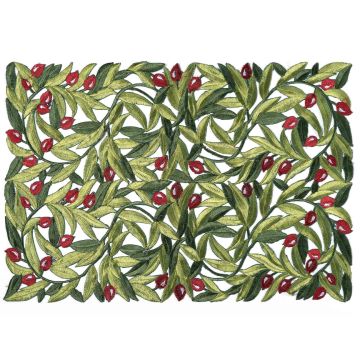 Silk Fashion Σουπλά 2352 (35cm x 50cm) κόκκινη ελιά