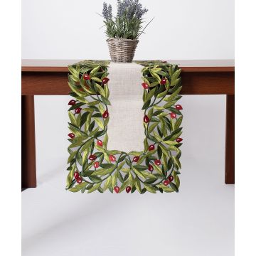 Τραβέρσα 2353 (40cm x 100cm) κόκκινη ελιά