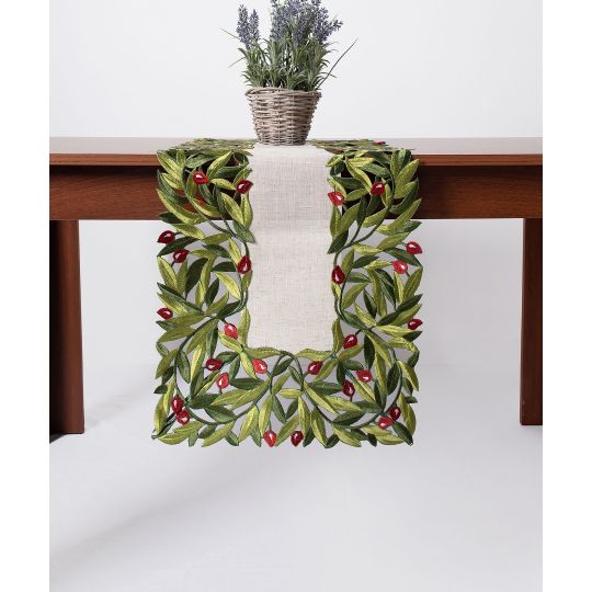 Τραβέρσα 2353 (40cm x 100cm) κόκκινη ελιά