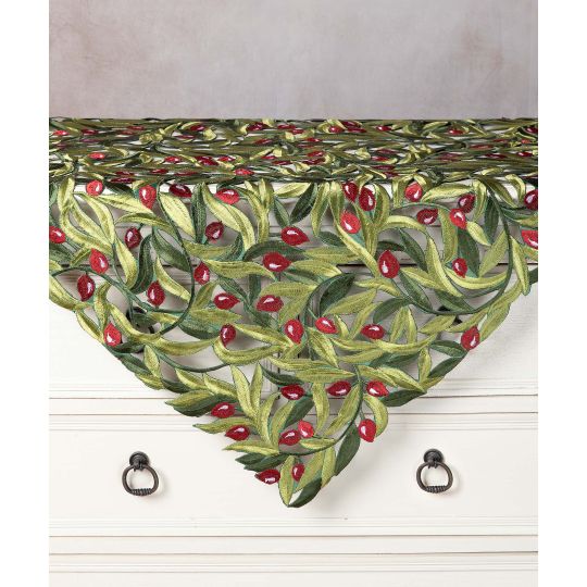 Καρέ 2352 (85cm x 85cm) κόκκινη ελιά