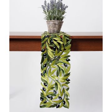 Τραβέρσα 2352 (20cm x 160cm) μαύρη ελιά