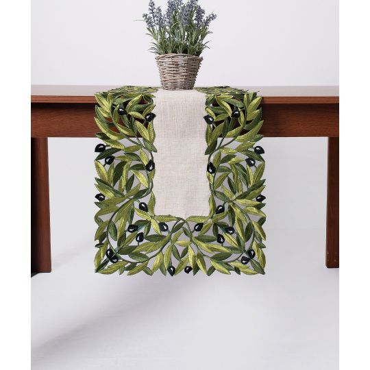 Τραβέρσα 2353 (40cm x 100cm) μαύρη ελιά