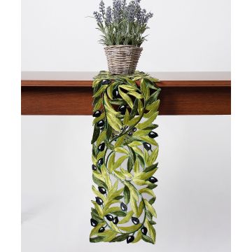 Τραβέρσα 2352 (20cm x 200cm) μαύρη ελιά