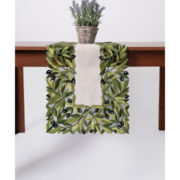 Τραβέρσα 2353 (40cm x 200cm) μαύρη ελιά