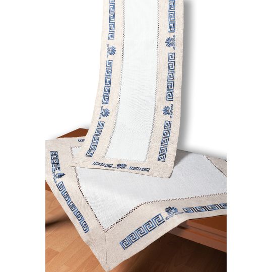 Τραπεζομάντηλο WH19-010 (160cm x 450cm) μπλέ