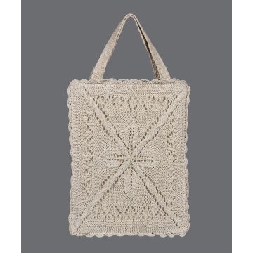 Πλεκτή τσάντα (33cm x 44cm) 2