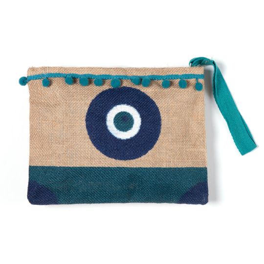 Πορτοφόλι γιούτα (13cm x 20cm) 2