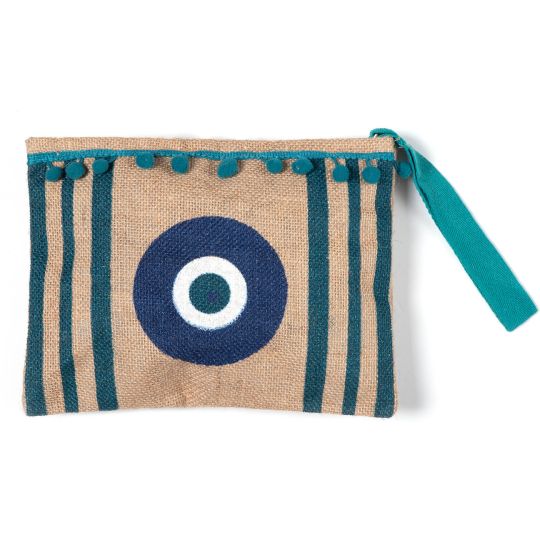 Πορτοφόλι γιούτα (13cm x 20cm) 3