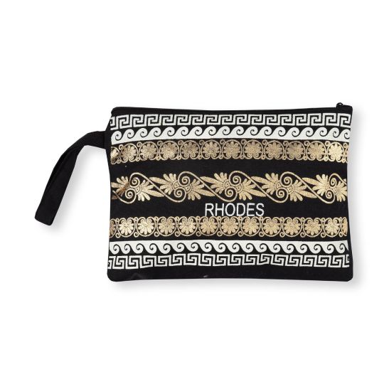 Πορτοφόλι καραβόπανο (30cm x 20cm) gold 5 RHODES