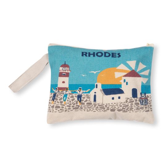 Πορτοφόλι καραβόπανο (30cm x 20cm) canvas 1 RHODES