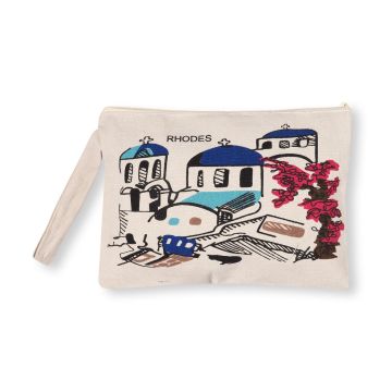 Πορτοφόλι καραβόπανο (30cm x 20cm) canvas 3 RHODES