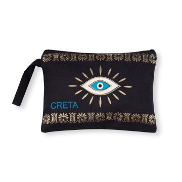 Πορτοφόλι καραβόπανο (30cm x 20cm) gold 4 CRETA