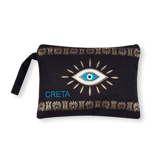 Πορτοφόλι καραβόπανο (30cm x 20cm) gold 4 CRETA