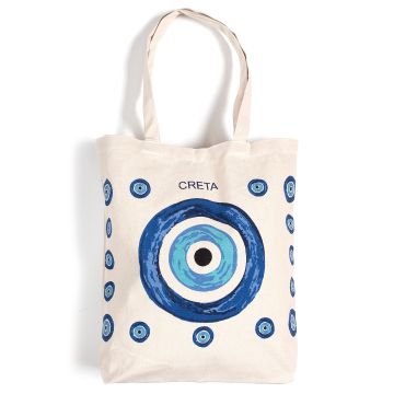 Τσάντα καραβόπανο (40cm x 40cm x 10cm) canvas 6 CRETA