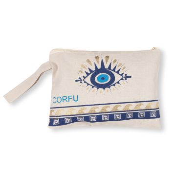 Πορτοφόλι καραβόπανο (30cm x 20cm) gold 2 CORFU