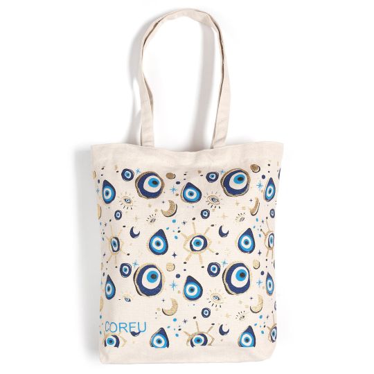 Τσάντα καραβόπανο (40cm x 40cm x 10cm) gold 3 CORFU